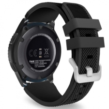 BSTRAP Garmin Vivoactive 4 Silicone Sport szíj, Black okosóra kellék