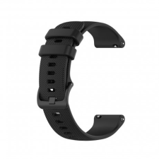 BSTRAP Garmin Vivoactive 4s Silicone Land szíj, Black okosóra kellék