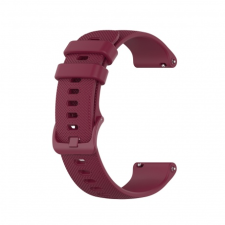 BSTRAP Garmin Vivoactive 4s Silicone Land szíj, Vine Red okosóra kellék