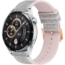 BSTRAP Glitter szíj Samsung Galaxy Watch 3 41mm, silver okosóra kellék