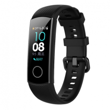 BSTRAP Honor Band 4 Silicone Line szíj, Black mobiltelefon kellék