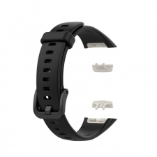 BSTRAP Honor Band 6 / Huawei Band 6 Silicone szíj, Black okosóra kellék