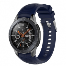 BSTRAP Huawei Watch 3 / 3 Pro Silicone Davis szíj, Dark Blue okosóra kellék