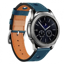 BSTRAP Huawei Watch GT2 Pro Leather Italy szíj, Blue okosóra kellék