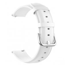 BSTRAP Huawei Watch GT3 42mm Leather Lux szíj, white okosóra kellék