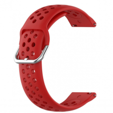 BSTRAP Huawei Watch GT3 46mm Silicone Dots szíj, red okosóra kellék
