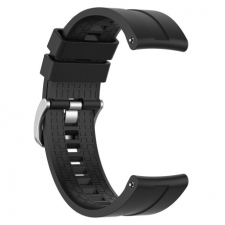 BSTRAP Huawei Watch GT 42mm Silicone Cube szíj, Black okosóra kellék