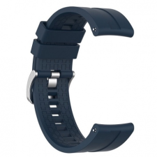 BSTRAP Huawei Watch GT 42mm Silicone Cube szíj, Navy Blue okosóra kellék