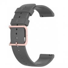 BSTRAP Huawei Watch GT 42mm Silicone Rain szíj, dark gray okosóra kellék