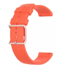 BSTRAP Huawei Watch GT/GT2 46mm Silicone Rain szíj, orange okosóra kellék