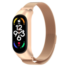 BSTRAP Milanese szíj Xiaomi Mi Band 7, gold okosóra kellék