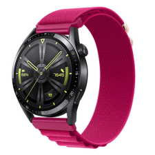BSTRAP Nylon Loop szíj Samsung Galaxy Watch 3 45mm, carmine okosóra kellék