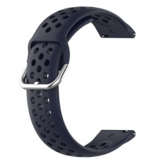 BSTRAP Samsung Galaxy Watch 3 45mm Silicone Dots szíj, navy blue okosóra kellék