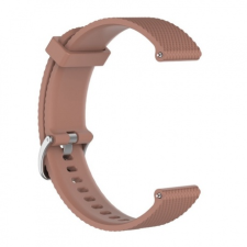 BSTRAP Samsung Gear S3 Silicone Bredon szíj, Brown okosóra kellék