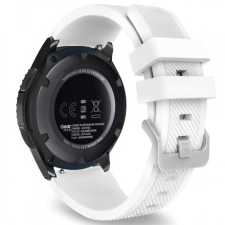 BSTRAP Samsung Gear S3 Silicone Sport szíj, White mobiltelefon kellék