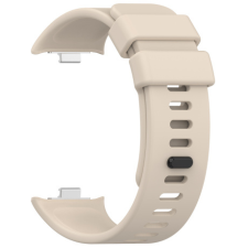 BSTRAP Silicone szíj Xiaomi Redmi Watch 4, beige okosóra kellék