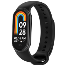 BSTRAP Silicone szíj Xiaomi Smart Band 8 / 9, black okosóra kellék