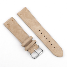 BSTRAP Suede Leather szíj Garmin Venu 2S, beige okosóra kellék