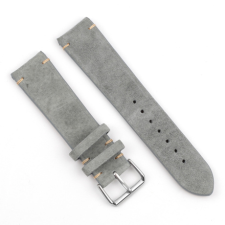 BSTRAP Suede Leather szíj Huawei Watch GT3 42mm, gray okosóra kellék