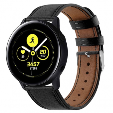 BSTRAP Xiaomi Amazfit GTR 42mm Leather Italy szíj, Black okosóra kellék
