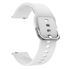 BSTRAP Xiaomi Amazfit GTR 42mm Silicone v2 szíj, White okosóra kellék