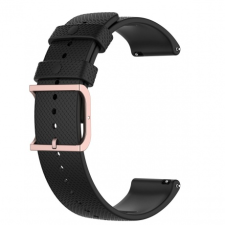 BSTRAP Xiaomi Amazfit Stratos 2/2S/3 Silicone Rain szíj, black okosóra kellék