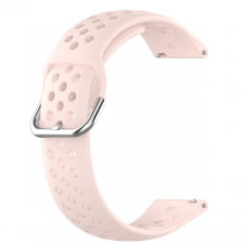 BSTRAP Xiaomi Haylou Solar LS05 Silicone Dots szíj, pink okosóra kellék