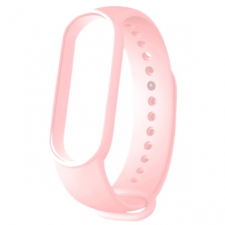 BSTRAP Xiaomi Mi Band 5/6 Silicone szíj, Sand Pink okosóra kellék