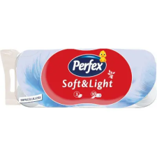 BSW Perfex WC papír 10 tekercs 3 réteg Soft&amp;Light 90lap higiéniai papíráru