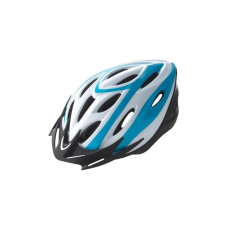 BTA Rider unisex bukósisak, L-es (58-61 cm), fehér-kék kerékpáros sisak