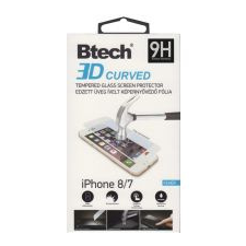 BTECH Üvegfólia Iphone 7/8 3D fehér mobiltelefon kellék
