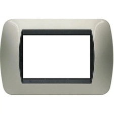  BTICINO L4803TC Living takarókeret 3m Titán villanyszerelés