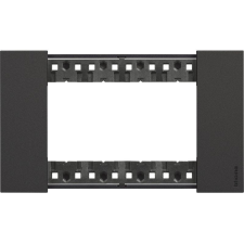  BTICINO LivingNow keret fekete 4 modul KA4804KG villanyszerelés