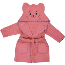 BUBABA köntös- Pink kitty 98/104 babaágynemű, babapléd
