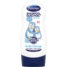 Bübchen Kids Shampoo & Shower sampon és tusfürdő gél 2 in 1 Sensitive 230 ml sampon