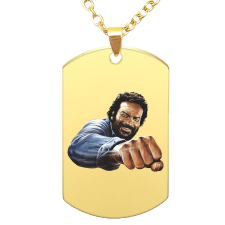 Bud Spencer medál lánccal, választható több formában és színben nyaklánc