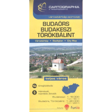 Budaörs, Budakeszi, Törökbálint várostérkép (1:15 000) /Várostérkép-sorozat utazás
