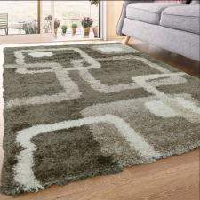 Budapest Carpet Bolti 8. HOSSZÚ SZÁLÚ SHAGGY, Den CAREN 471 barna 80x250cm szőnyeg lakástextília