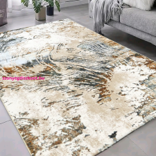 Budapest Carpet Den Athén 7912 Szürke-Arany 80x150cm Modern szőnyeg lakástextília