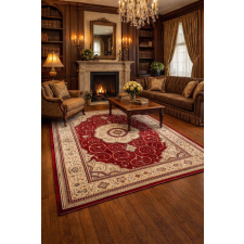 Budapest Carpet Den. Aura klasszikus szőnyeg 200 x 290cm Bordó 6187 lakástextília