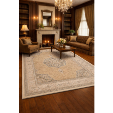 Budapest Carpet Den. Aura klasszikus szőnyeg 280 x 370cm Bézs 6187 lakástextília
