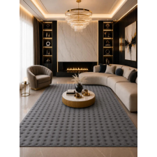 Budapest Carpet Den. Bubble Antracit 160 x 230cm modern 3D szőnyeg lakástextília