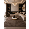 Budapest Carpet Den. Bubble Barna 80 x 150cm modern 3D szőnyeg