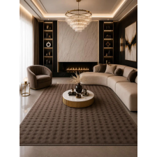 Budapest Carpet Den. Bubble Barna 80 x 150cm modern 3D szőnyeg lakástextília