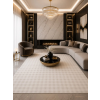 Budapest Carpet Den. Bubble Krém 60 x 110cm modern 3D szőnyeg