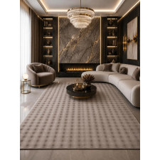 Budapest Carpet Den. Bubble Sötétbézs 60szett=60x220+2dbx60X110cm modern 3D szőnyeg lakástextília