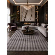 Budapest Carpet Den. Bubble Szürke 60szett=60x220+2dbx60X110cm modern 3D szőnyeg lakástextília