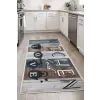 Budapest Carpet Den. Kavino 7286-1 60 x 180cm Többszínű konyhai szőnyeg