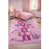 Budapest Carpet Den. Mile 5003-4 rózsaszín 200 x 300cm ugróiskolás gyerekszőnyeg