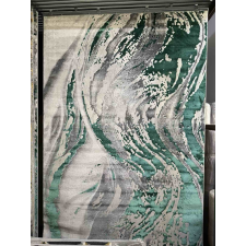 Budapest Carpet Den Sunset 1115 Fehér-Zöld 240x330cm modern szőnyeg lakástextília